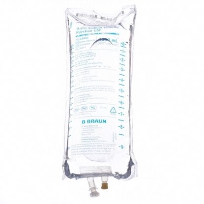 0.9% Sodium Chloride IV Solution Injection, 1000 mL Excel® Bag, Latex/PVC/DEHP-free, Each