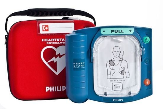 Defibrillator Automatic Phillips HeartSmart OnSite wVoice Prompts Each