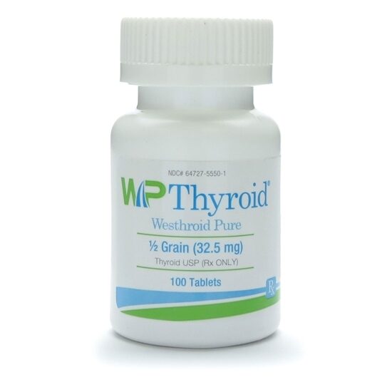WPThyroid 12 Grain 100 TabletsBottle