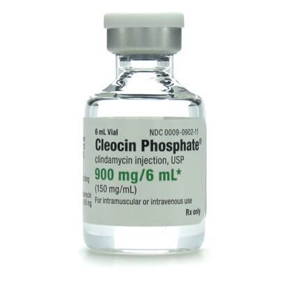 Cleocin Phosphate® (Clindamycin), 150mg/mL 900mg/vial, SDV, 6mL, 25 Vials/Tray