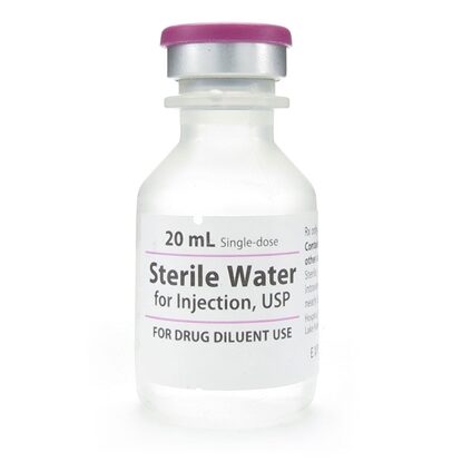 Sterile Water Injection, Single Dose Vial 20 mL, Each