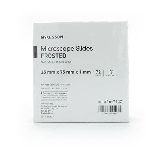 Slides Microscope Frosted 1 x 3 MediPak 72Package