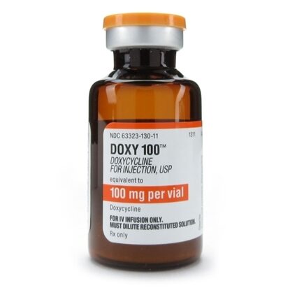 Doxycycline Hyclate, IV Lyophilized,  100mg/Vial, PFV, 10 Vials/Tray