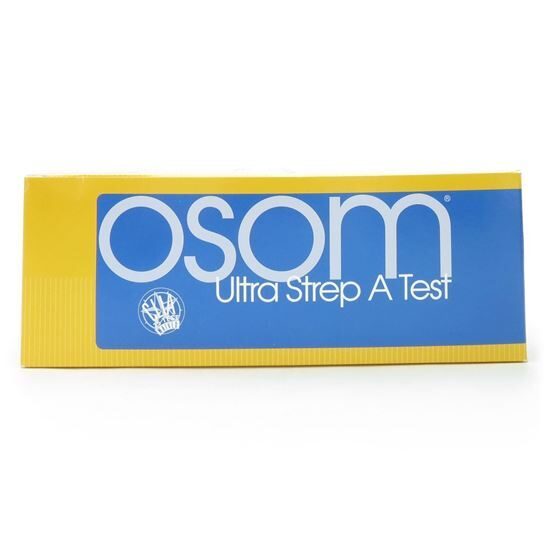 Strep A Test Kit Rapid Diagnostic Test Kit CLIAwaived OSOM Ultra 25Box