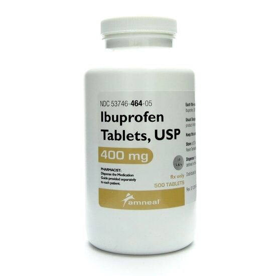 Ibuprofen 400mg 500 TabletsBottle