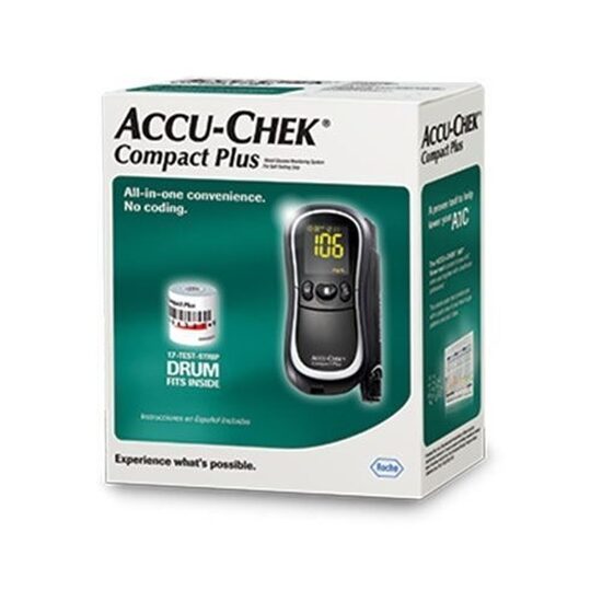 Blood Glucose Meter ACCUCHEK Compact Plus Each