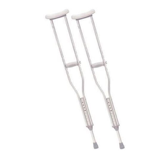 Crutches Aluminum   Adult   1 Adjustable  1 PairBox