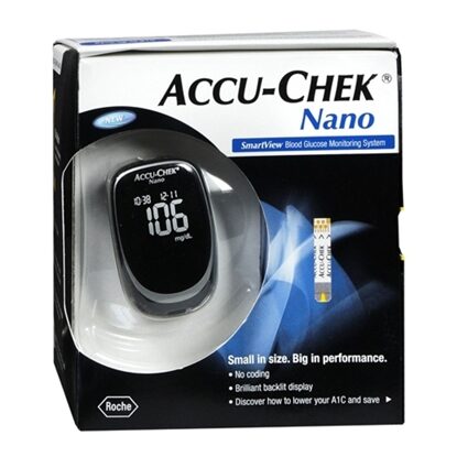 Accu-Chek Nano Meter Kit, w/ Fastclix Lancing Device, Each