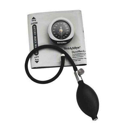 DuraShock® Aneroid Sphygmomanometer Unit Large Adult Vinyl Cuff 34 - 50 cm Pocket Aneroid, Each