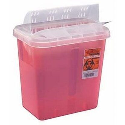 Sharpstar-In-Room™ Sharps Container 1.25 Gallon, Counter Balanced Door Locking Lid, Each
