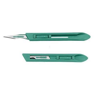 Scalpel #11, Surgical Grade, Stainless Steel, Safety, Disposable