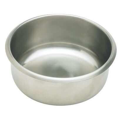 Sponge Basin/Bowl,  4.25" x 2"  Stainless Steel,  16oz.  Each