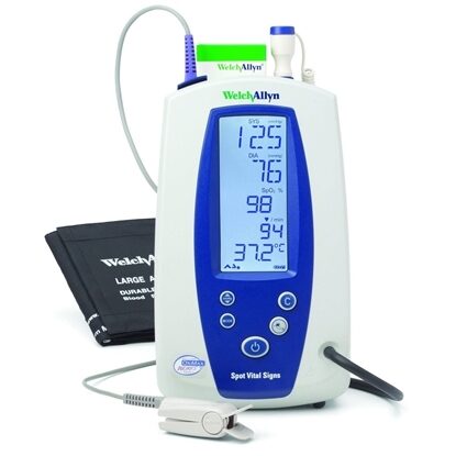 Blood Pressure Device, Spot Vital Signs with Non Invasive Blood Pressure (NIBP) and SureTemp Thermometer, Each