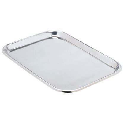 Tray, Instrument Stainless Steel, 14" x 10" x 5/8", Flat, Each