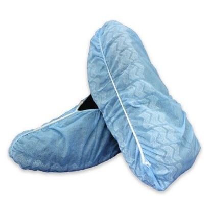 Shoe Covers, X -Large, Blue, Disposable, Skid-Resistant Medi-Pak™, 100 Pair/Case