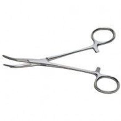 Forceps, Hemostat, Halsted, 5.5", Mid Grade, Stainless Steel, Straight, Scissor Type, NonSterile, Each