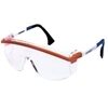 Eyewear Protective Patriot Red White and Blue Frame Clear Lens Duoflex Temple Style Uvextreme AntiFog Coating