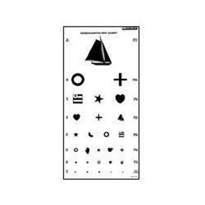 Eye Test, Chart, Shapes, 11" x 22", Medi-Pak™, Each