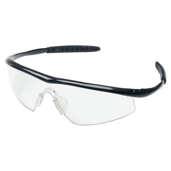 Eyewear Protective Onyx Frame Clear Lens Duramass Hard Coat Coating Tremor Each