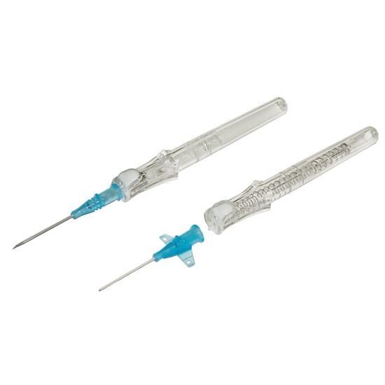 Catheter IV 22G x 1  Sterile BD Angiocath BD Autoguard FEP Polymer 50Box