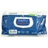 Washcloth Disposable StayDry with aloe  8x12 StayDry 48Pack