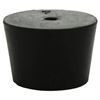 Stoppers Rubber Black 1 Hole Size 7 VWR 17Package