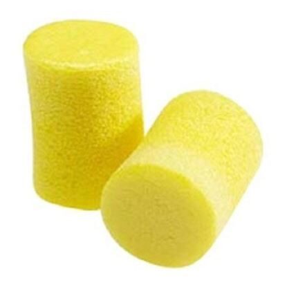 Ear Plugs, Foam, Yellow, EAR Classic, Without Cord, Reusable, One Size Fits All, 200 Pairs/Box