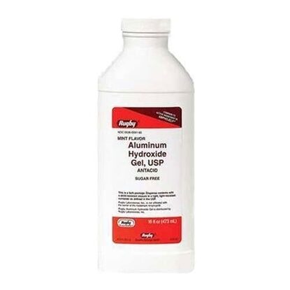 Aluminum Hydroxide Gel, Oral Suspension, 320mg/5mL, 16oz Bottle