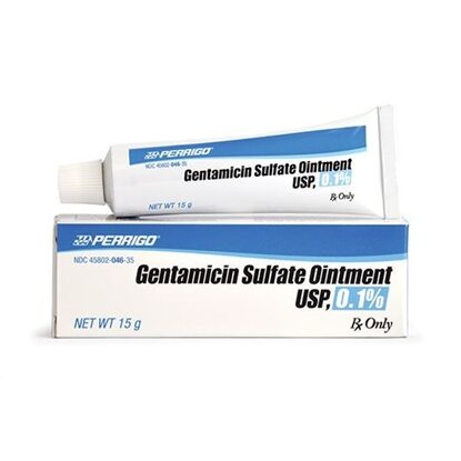 Gentamicin Sulfate 0.1% Ointment 15 g, Each