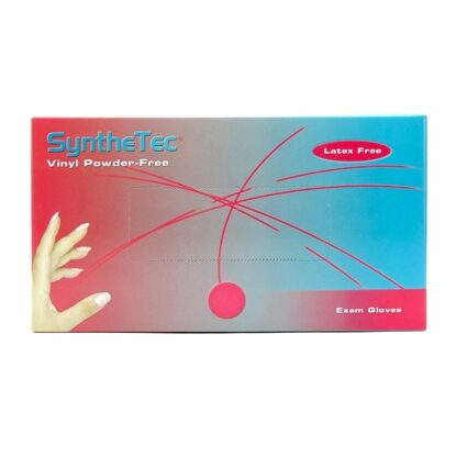 Synthetec® Exam Gloves Vinyl, 100/Box