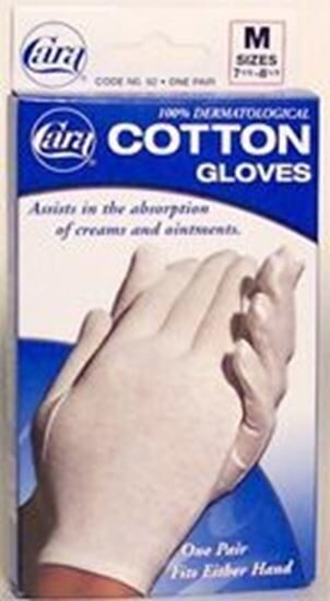 Glove Liner Cotton Medium 758 White 48Box