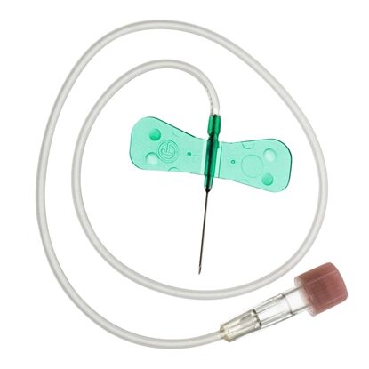 Surflo® Winged Infusion Set, 21G x 3/4" Green, 12" Tubing, Ultra Thin Wall Needle, 50/Box