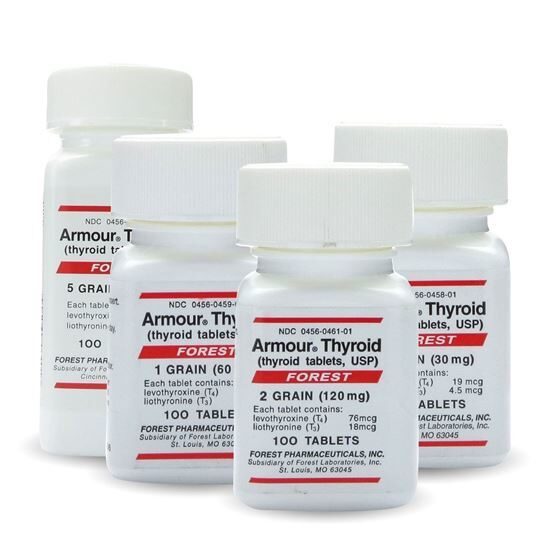 Thyroid Armour  100 TabletsBottle