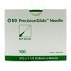 Needle 21G x 1 12 Disposable Regular Bevel Sterile BD 100Box