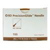 Needle 30G x  12 Disposable Regular Bevel Sterile BD PrecisionGlide 100Box