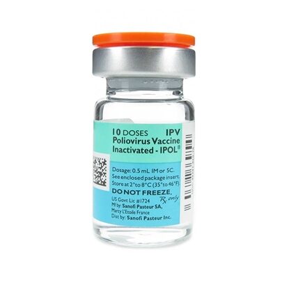 IPOL Poliovirus Vaccine Inactivated 40 Unit - 8 Unit - 32 Unit/0.5 mL, Multiple Dose Vial 5 mL, Each