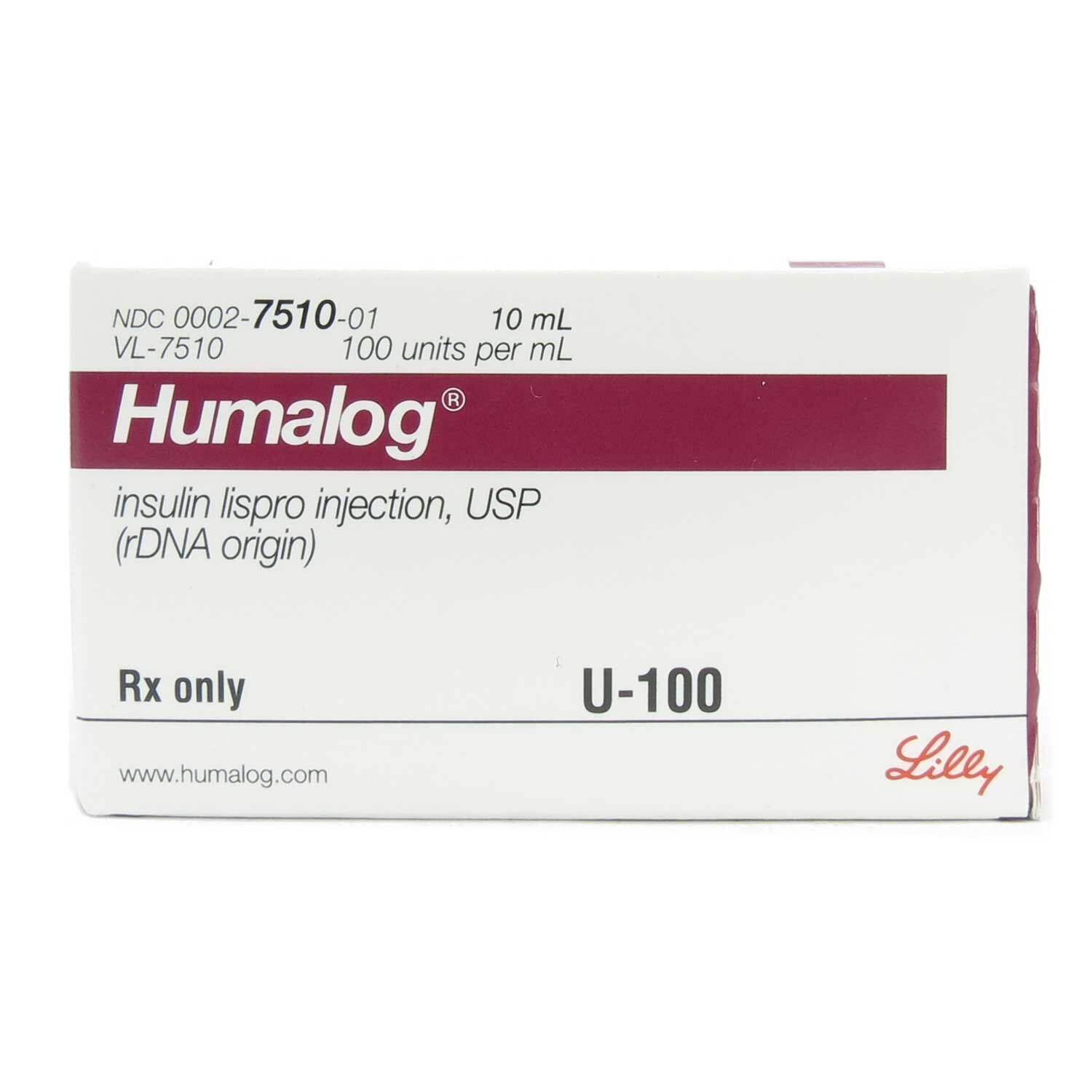 Humalog® Insulin Lispro Injection 100 U/mL, Single Dose Vial 10 mL