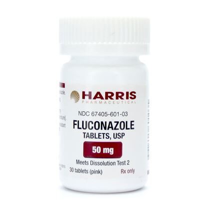 Fluconazole,  50mg, 30 Tablets /Bottle