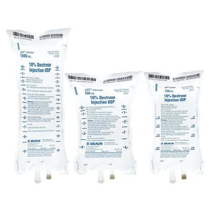 10% Dextrose IV Solution Injection, Excel® Bag, Latex/PVC/DEHP-free, Case