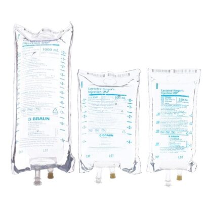 Lactated Ringer's IV Solution Injection, Excel® Bag, Latex/PVC/DEHP-free