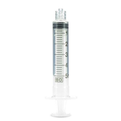BD Luer-Lok™ Syringe with Luer Lock Tip 5 cc, 125/Box