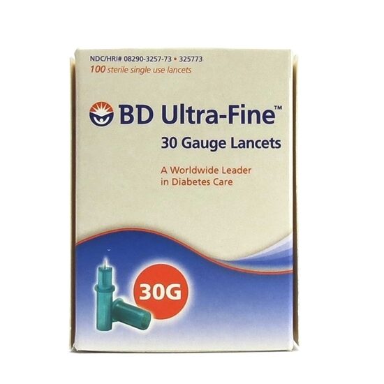 Lancet Ultrafine II BD UltraFine 100Box