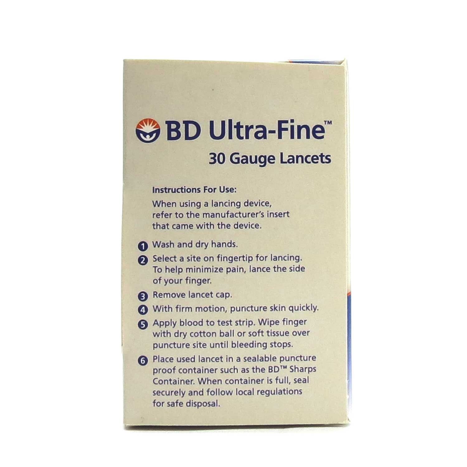 Lancet, Ultrafine II, BD UltraFine™, 100/Box *Discontinued* McGuff