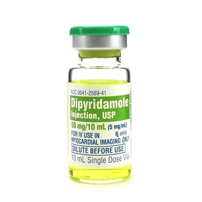 Dipyridamole, 5mg/mL, SDV, 10mL, 5 Vials/Tray