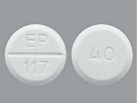 Furosemide 40mg  100 TabletsBottle