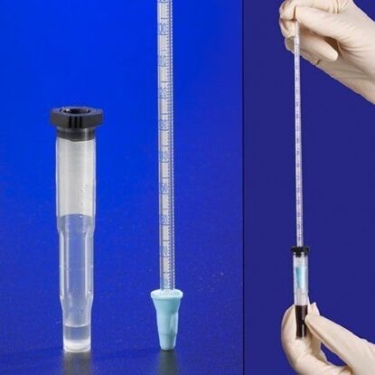 ESR (Erythrocyte Sedimentation Rate) Rapid Test, Autozero Westergren, Sedi-Rate™, Visual w/Pipettes, vials 100tests/Box