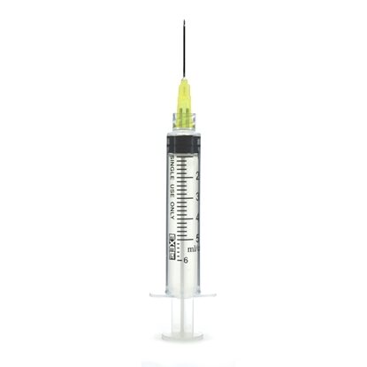 5cc-6cc Syringe, 20G x 1", Luer Lock, Exel®, 100/Box