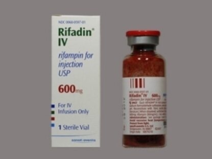 Rifadin (Rifampin) IV Powder,  SDV,  600mg/vial