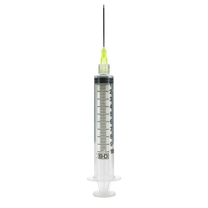 10cc Syringe, 20G x 1 1/2", BD Luer-Lok™, BD PrecisionGlide™, 100/Box