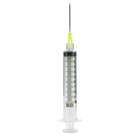 10cc Syringe 20G x 1 12 BD LuerLok BD PrecisionGlide 100Box